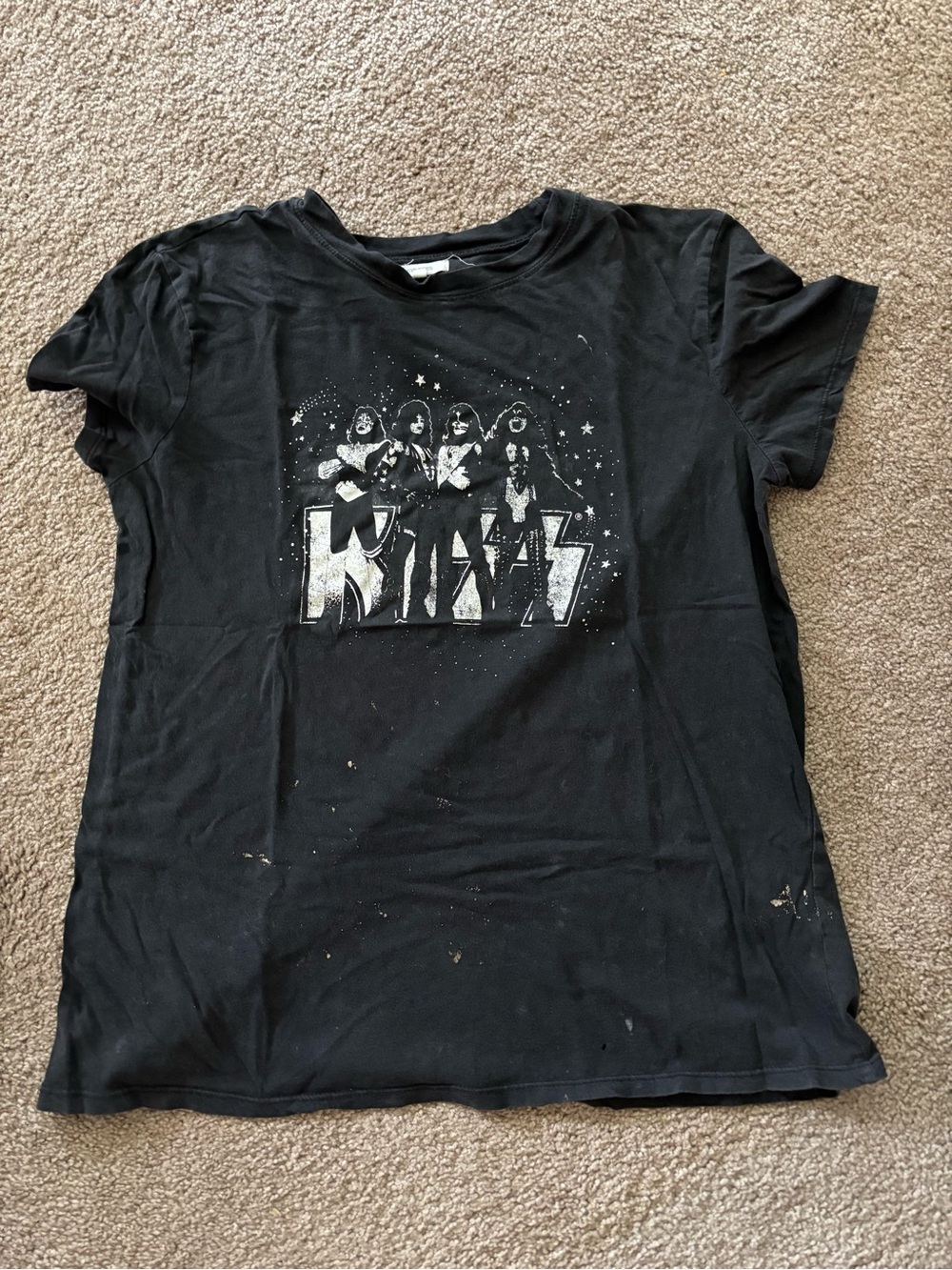 Maurices Black Short-Sleeve KISS Graphic Tee